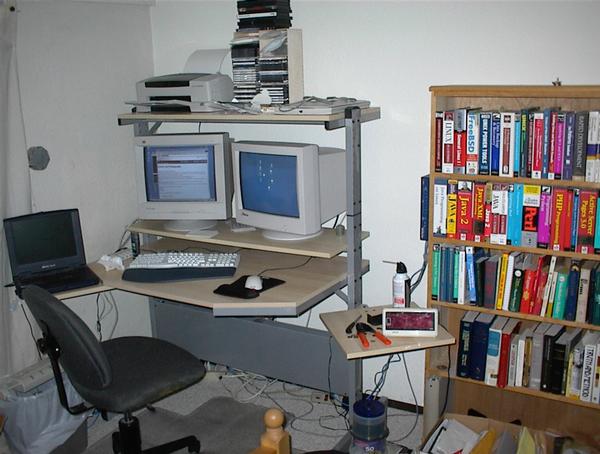 Books and computers back up